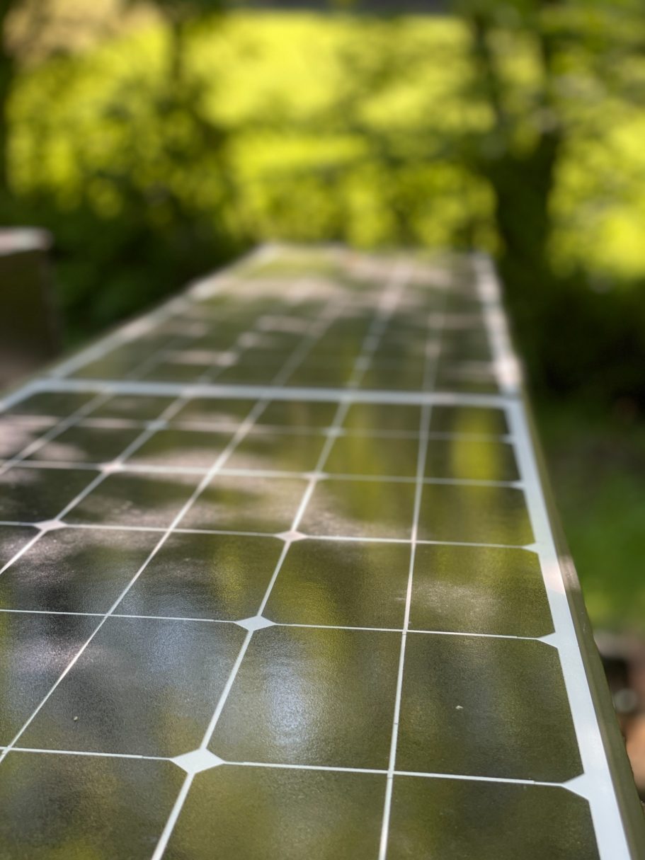 Solarpanele auf dem Camper
